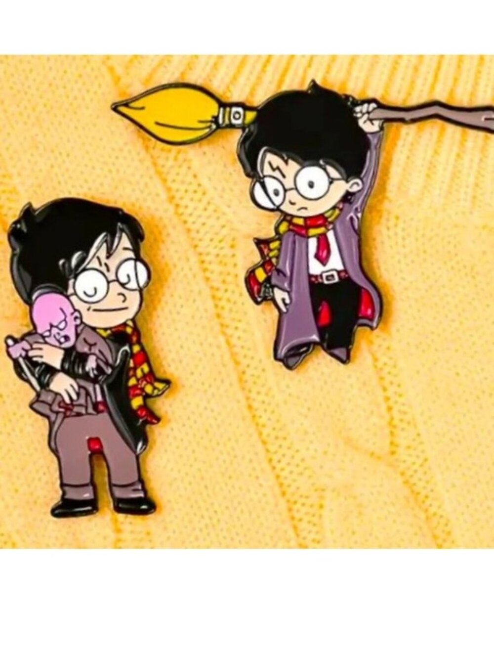 Harry Potter Pins Voldemort Boy Who Loved Enamel Bag Charm Backpack Trendy Fun